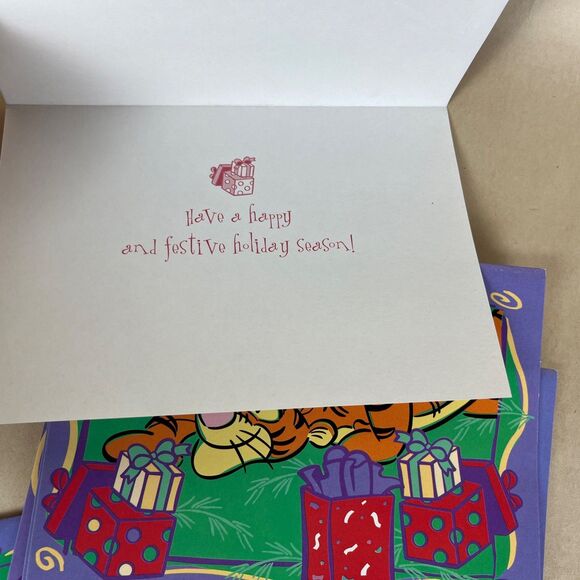 34 VTG 2000s Christmas Cards Base On Disney “ Winnie The‎ Pooh” - 5 Designs - Picture 5 of 14
